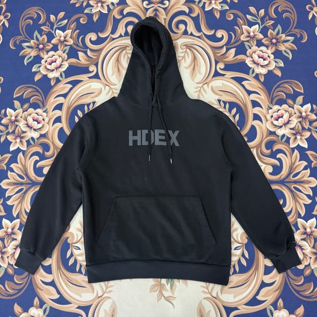 (M)에이치덱스 HDEX 피지컬 갤러리 후드티셔츠(블랙)