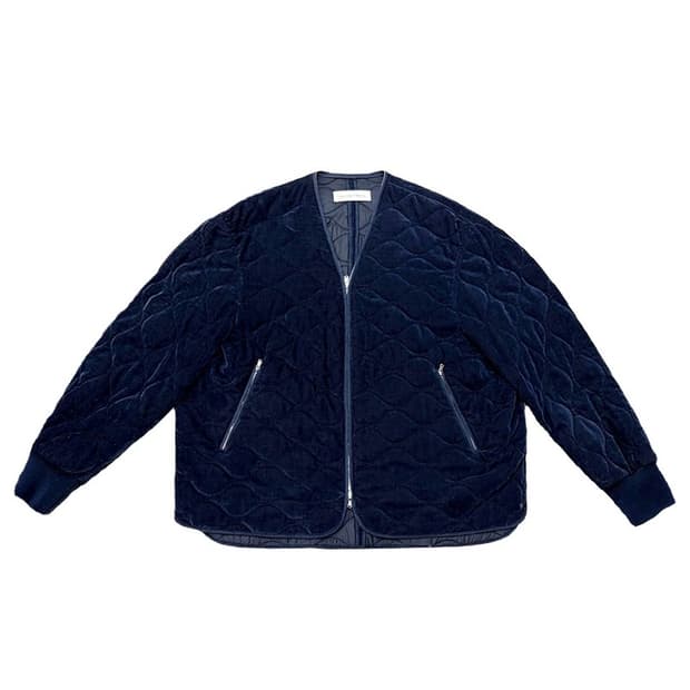 TOM GREYHOUND 네이비 퀼팅 자켓 S