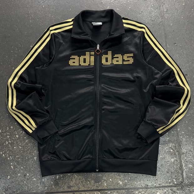 100 아디다스 Y2K 큐빅 스펠 져지