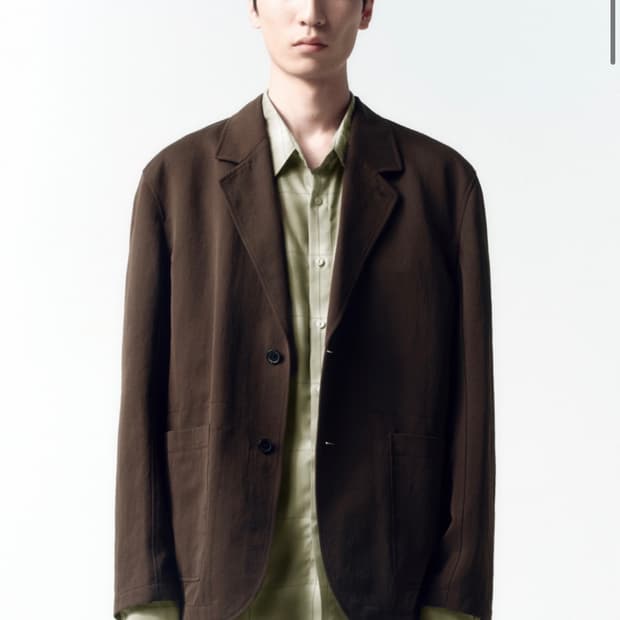 인사일런스 애시드 나일론 블레이저 BROWN L사이즈