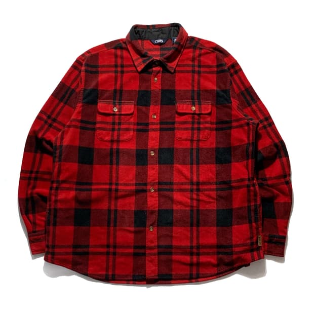 챕스 랄프로렌 플리스  플란넬 셔츠