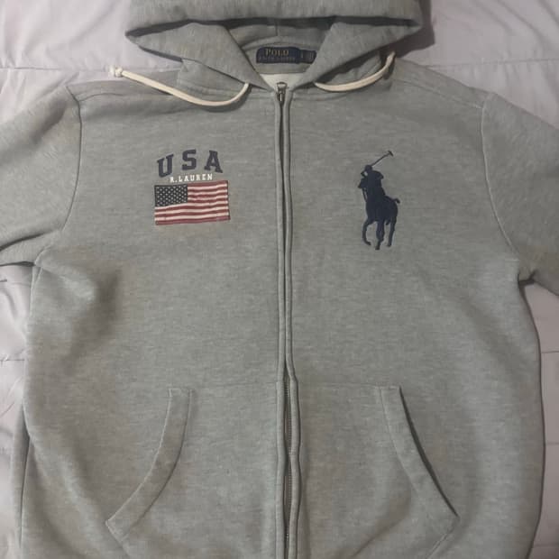 미국성조기빅포니후드집업(희귀매물)