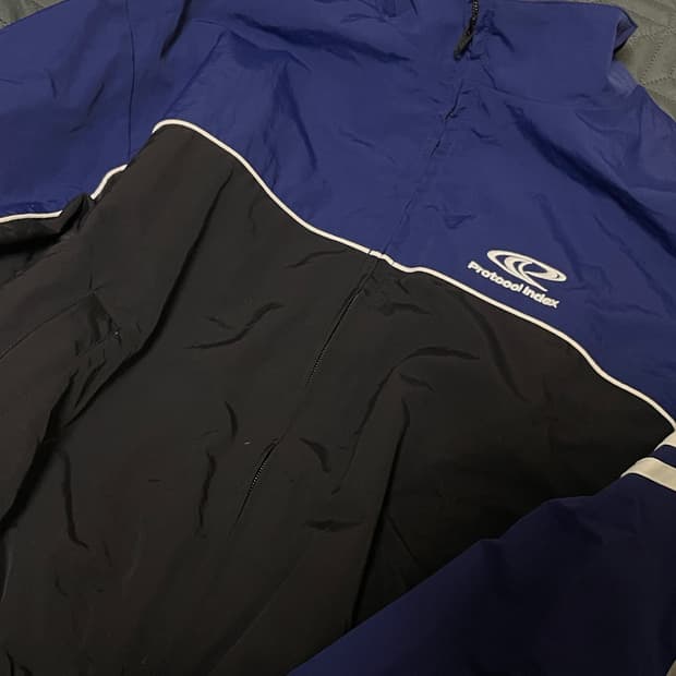 프로토콜 인덱스 sports track jacket - Blue