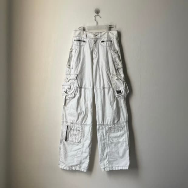 포켓디테일 벌룬팬츠 카고팬츠 펑크 락시크 갸루 y2k