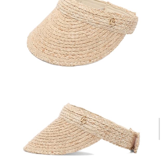 로라로라 라피아 선 모자