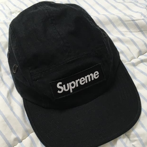 슈프림 모자 밀리터리 캠프캡 25SS 블랙