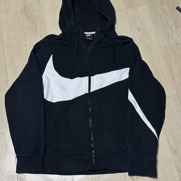 나이키 빅스우시 블랙 후드집업