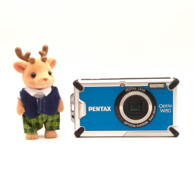 한글지원 방수 🏊‍♂️펜탁스 옵티오 W80 블루 ✨