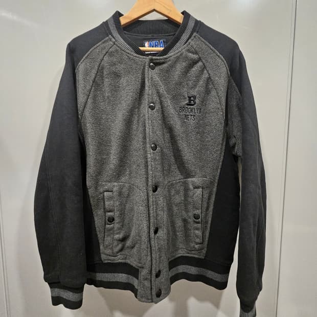 NBA 브루클린 네츠 플리스 바시티 자켓