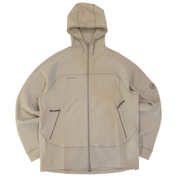 마무트 라스텐 미드레이어 와플 써멀 투웨이 후드집업