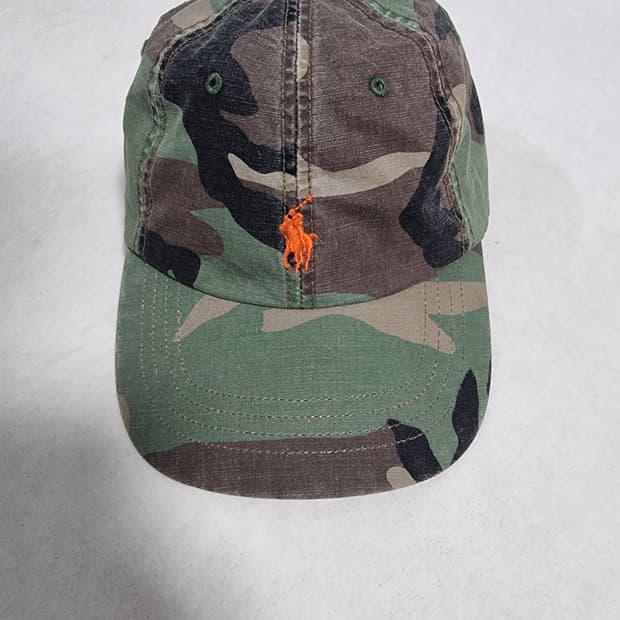 폴로 카모 볼캡