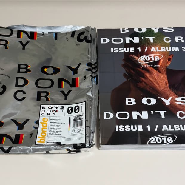 프랭크 오션 Frank Ocean BOYS DON’T CRY 메거진