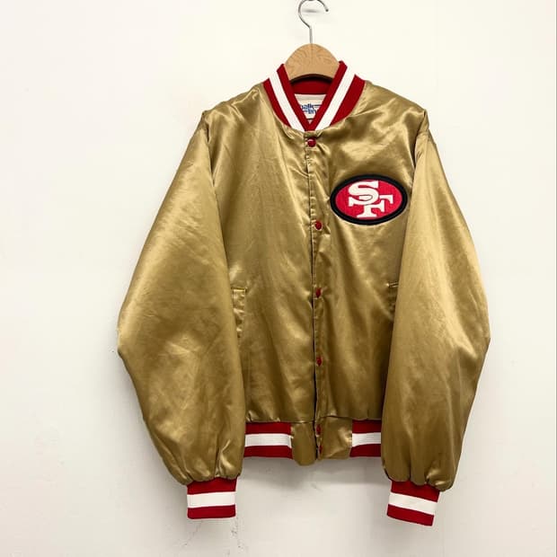 90s Chalk Line San Francisco 49ers 바시티자켓