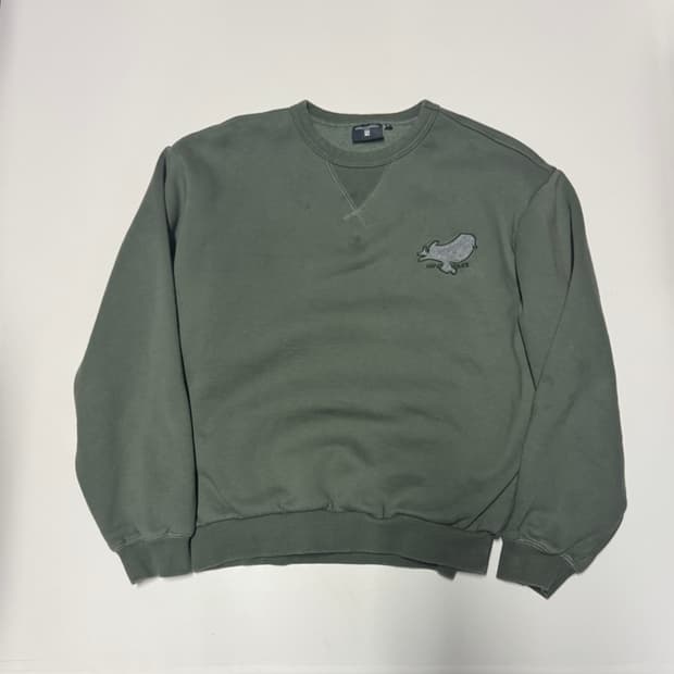 여성 만다리나덕 23년도 이태리 기모 스웻 맨투맨 M