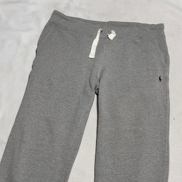 S 폴로랄프로렌 그레이 기모 스웻 조거 팬츠