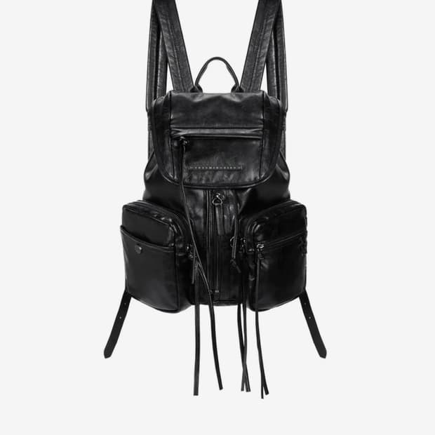 트리밍버드 Zipper Finishing Flap Mini 백팩 블랙