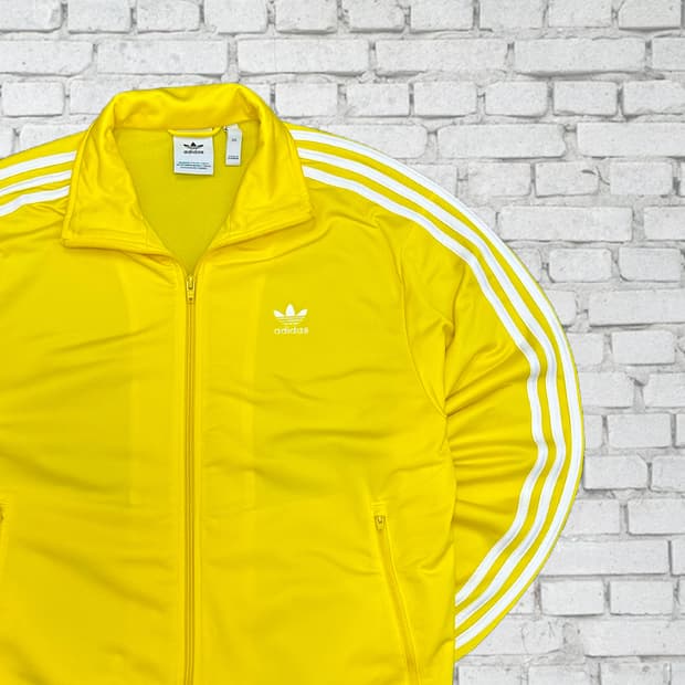 아디다스 신형 파이어버드 옐로우 빈티지 져지 2XL