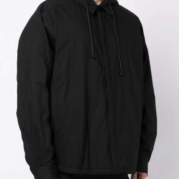 [46] 준지 드로스트링 후드 패딩 자켓