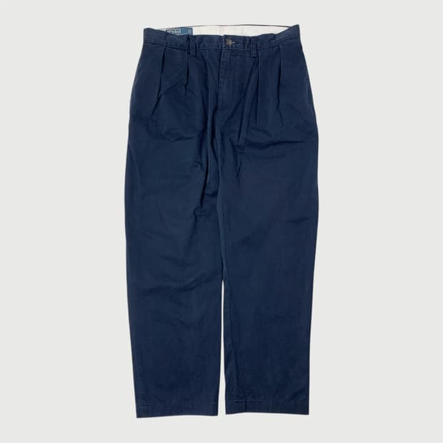 [32/정품] 폴로 랄프로렌 투턱 네이비 남성 치노팬츠

