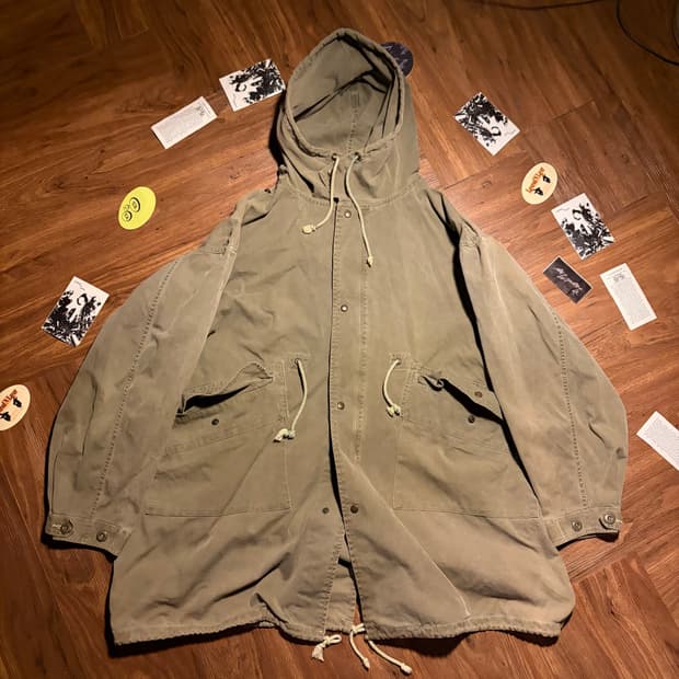 00S JAPANESE VINTAGE M51 ํผ์ฌํ
์ผ ํ์ด๋ฅ ๋ชจ์ฆ ์ฝํธ