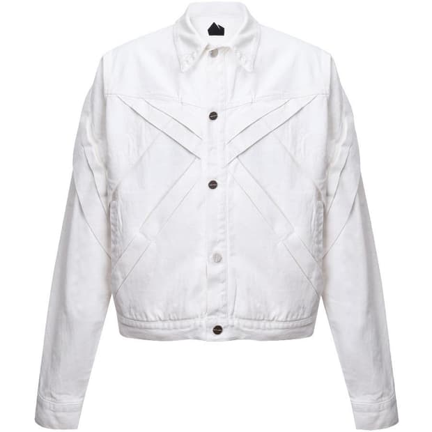 강정석 하우스 자켓 화이트