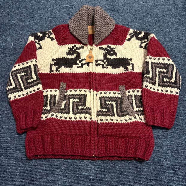 CANADIAN 코위찬 니트 집업