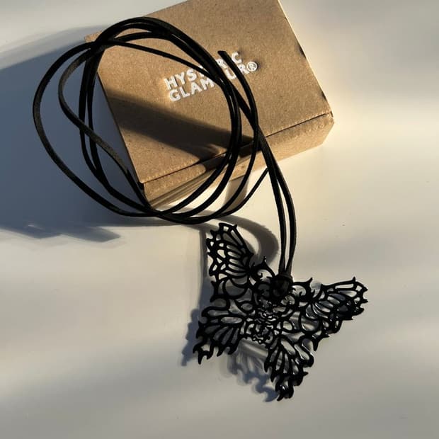 SKULL BUTTERFLY RIBBON BRACELET 리본 팔찌