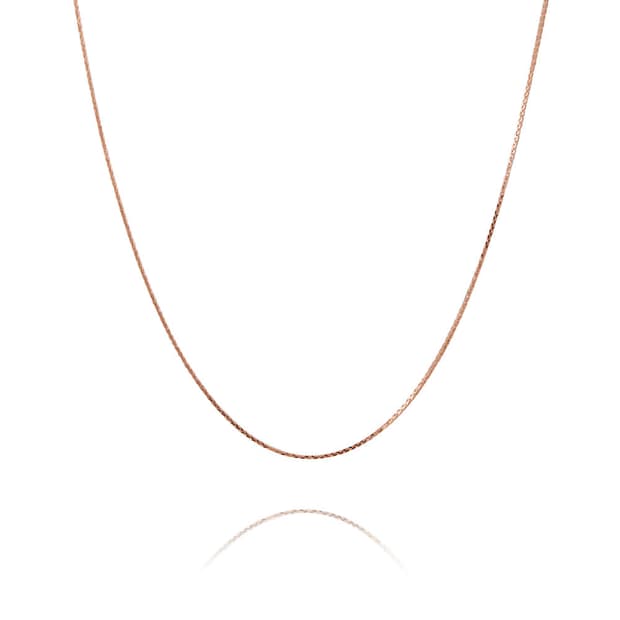 골든듀 핑크골드 위트 체인 목걸이 18k