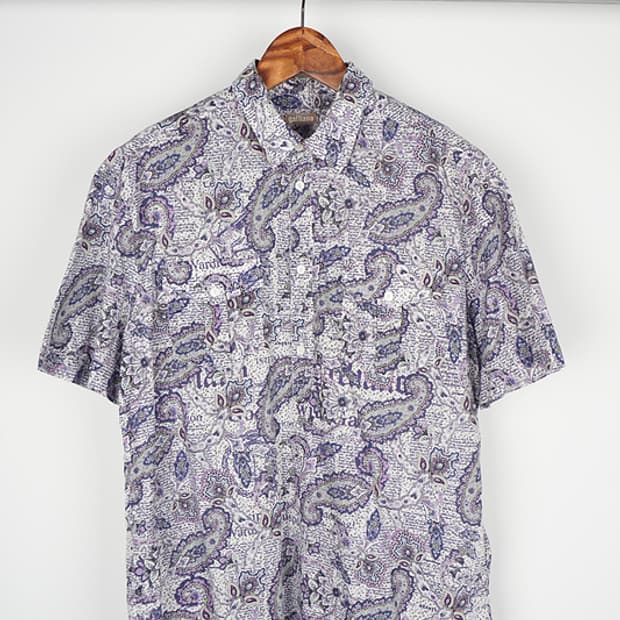 GALLIANO paisley pullover shirt