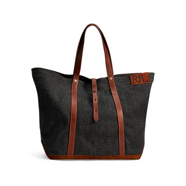 RRL 더블알엘 데님 토트백