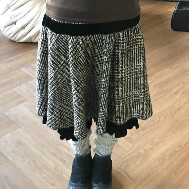 vintage tweed skirt