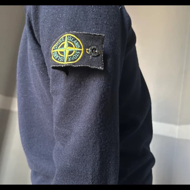 (파워정품) 스톤아일랜드 니트 네이비 XL