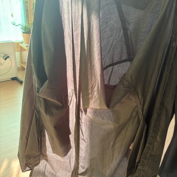 요지 뿌루옴므 셔츠 코트