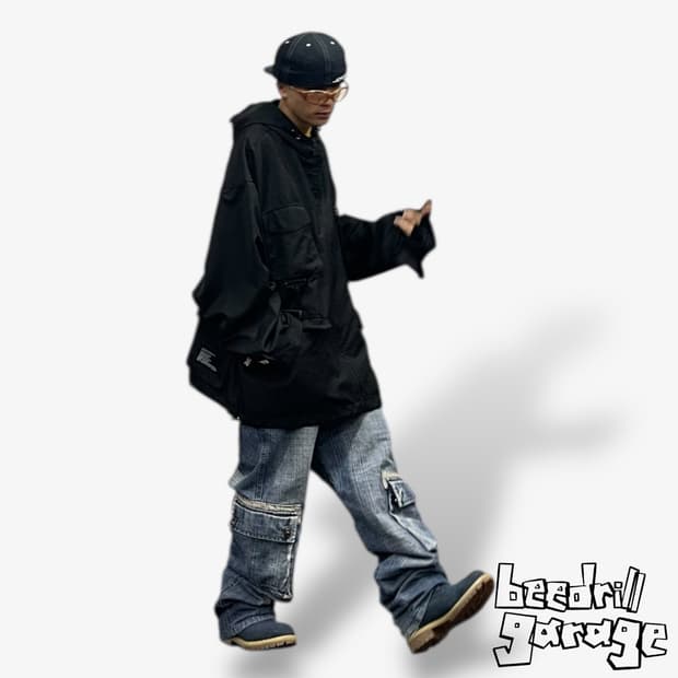 ESC 스튜디오 포켓 후드 점퍼