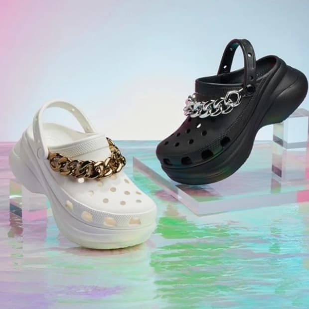 크록스체인화이트