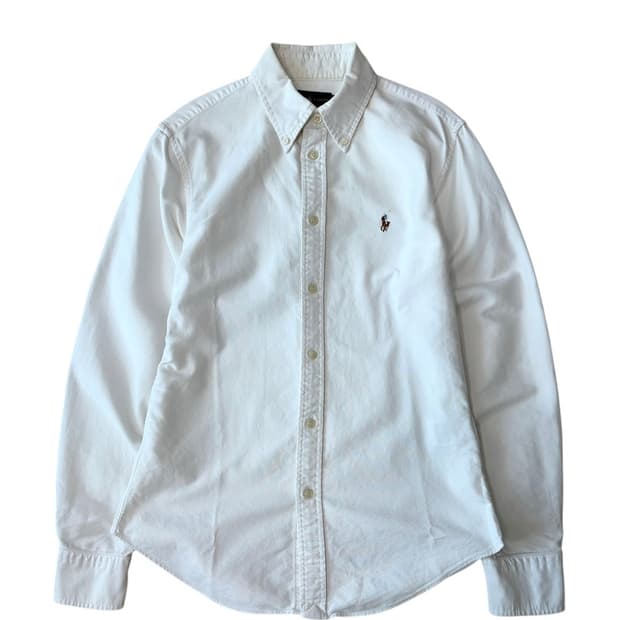 폴로 옥스포드 셔츠 화이트 (S/국내90~95)