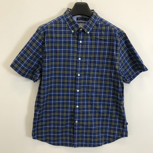 NAUTICA BLUESAIL 노티카 클래식라인 체크셔츠 [XL]
