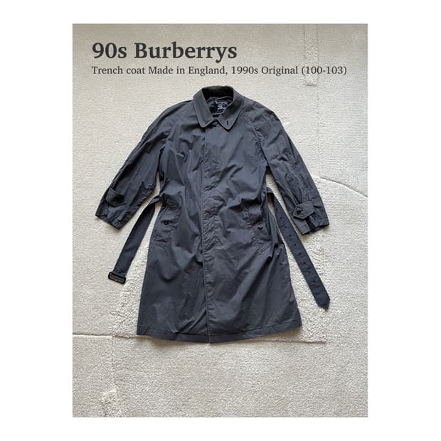 90s Burberrys 트렌치 코트 (95-103)