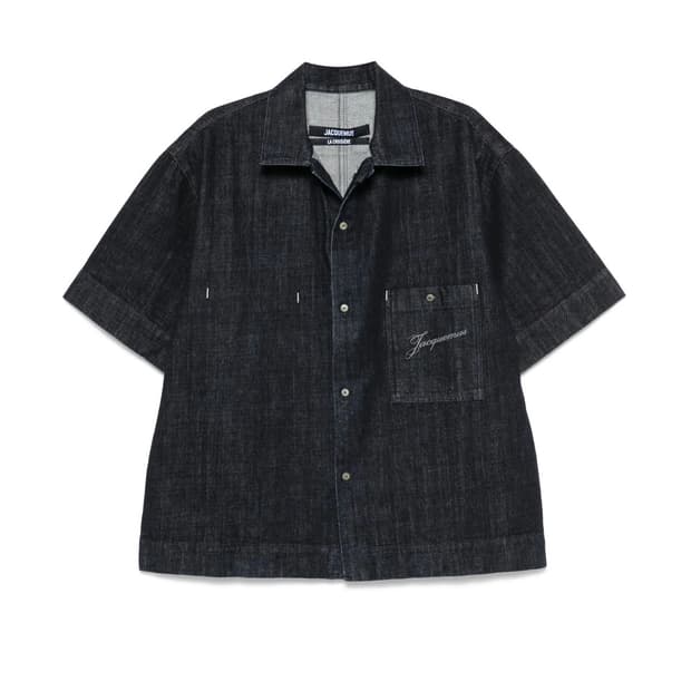 [48] 자크뮈스 알로에 드 님 데님 셔츠 다크 네이비