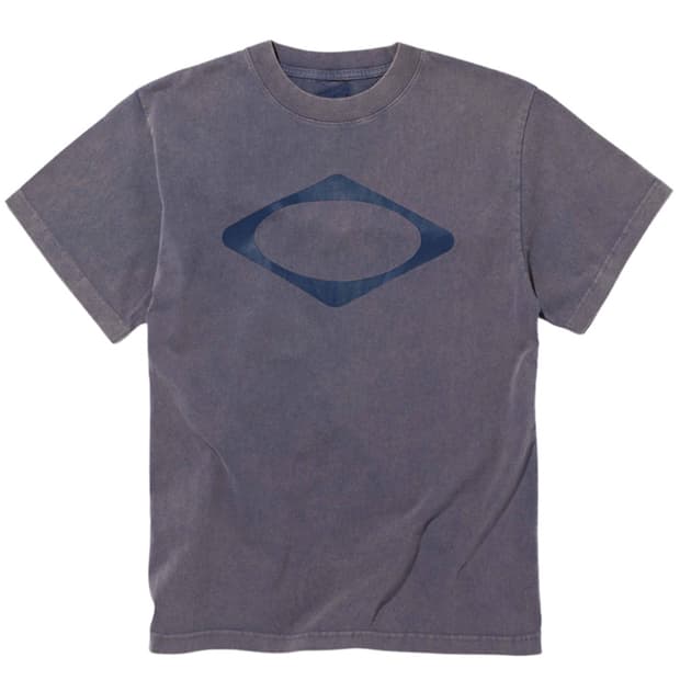 [M] 미스치프 블리치드 티셔츠 네이비