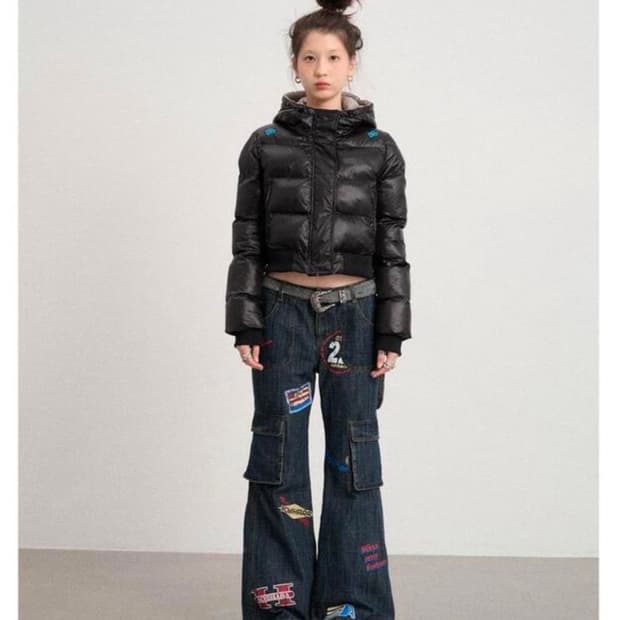 archihara 아키하라 패딩 블랙