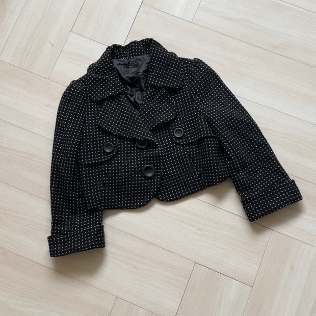 [FAISY] dot pattern short jacket