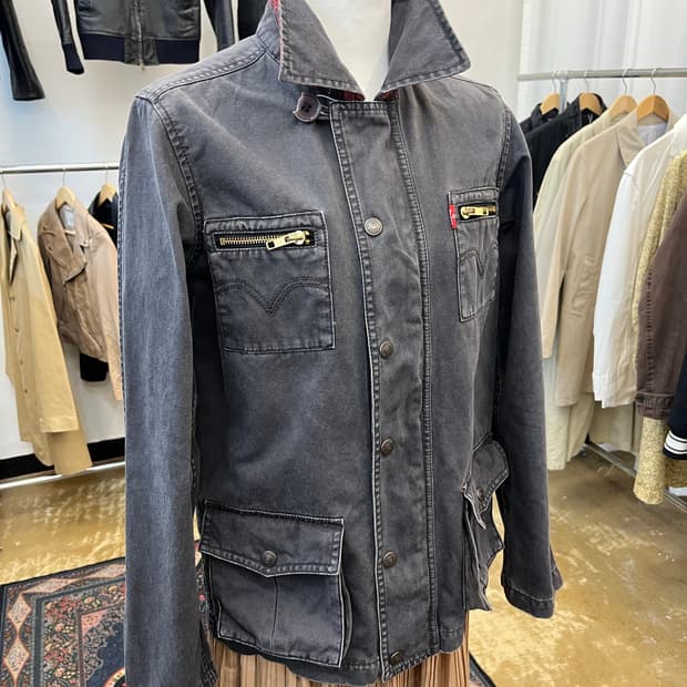 리바이스 레드루프 필드 자켓 블랙