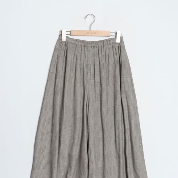 SHIPS Check Gaucho Pant (26~27)