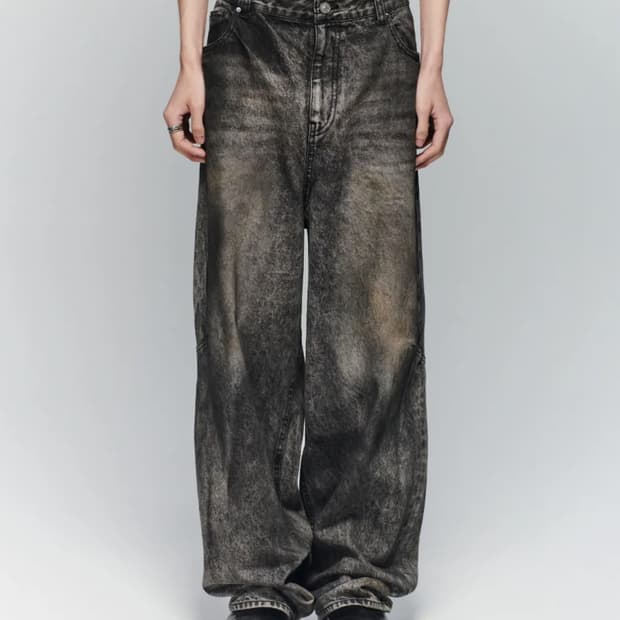 메종미네드 DART BRUSH WIDE DENIM PANTS 데님팬츠