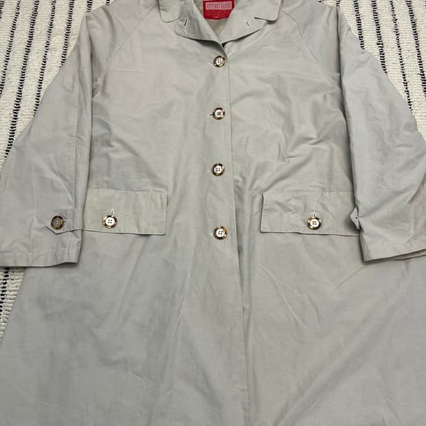 Vittorio Basevi 코튼 트렌치 코트 (made in italy