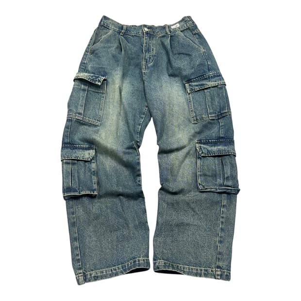 ✨ (바배) 엑스톤즈 카고 데님 팬츠 