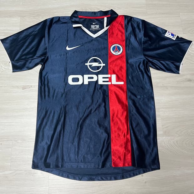 [2XL] 나이키 01-02 PSG 홈 호나우딩요 마킹 유니폼