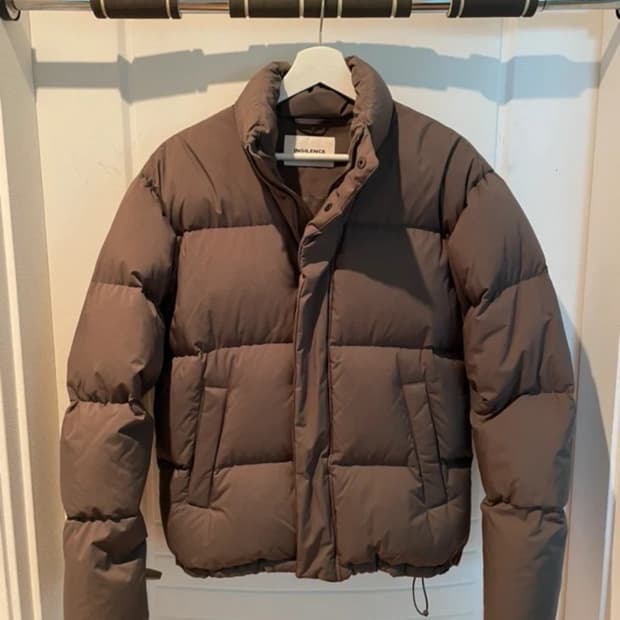 인사일런스 덕다운 숏패딩 S