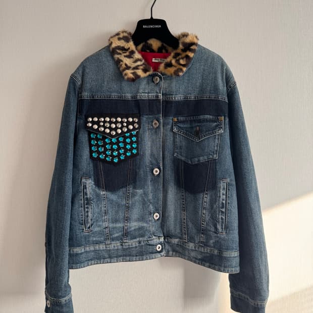 miumiu 데님패딩 40